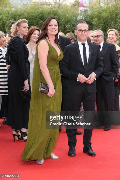 Natalia Woerner and her boyfriend, german federal minister of justice, Heiko Maas during the Lola - German Film Award red carpet arrivals at Messe...