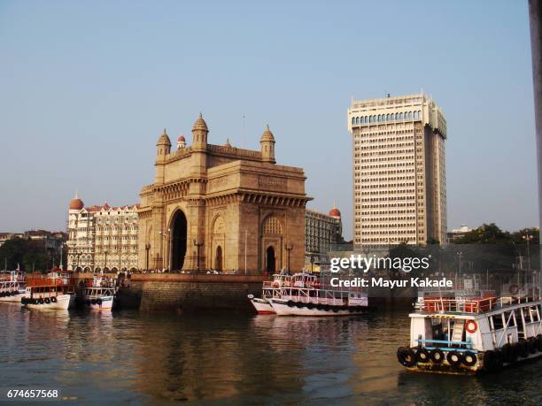 gate way of india, mumbai - porta da índia imagens e fotografias de stock