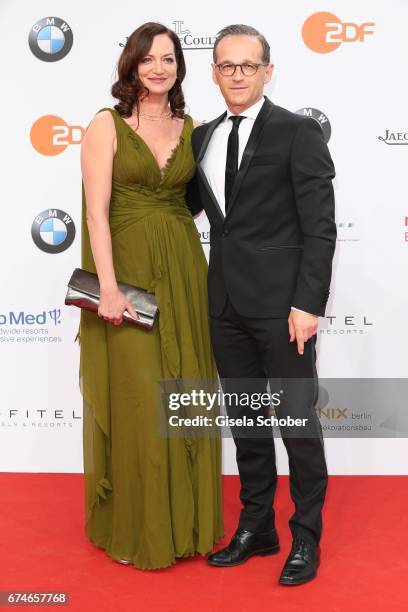 Natalia Woerner and her boyfriend, german federal minister of justice, Heiko Maas during the Lola - German Film Award red carpet arrivals at Messe...