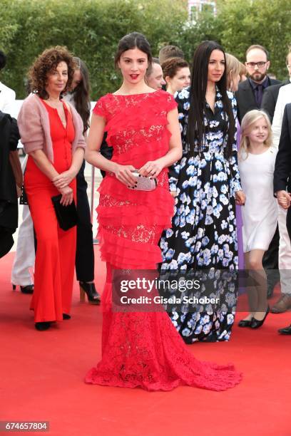 Aylin Tezel during the Lola - German Film Award red carpet arrivals at Messe Berlin on April 28, 2017 in Berlin, Germany.