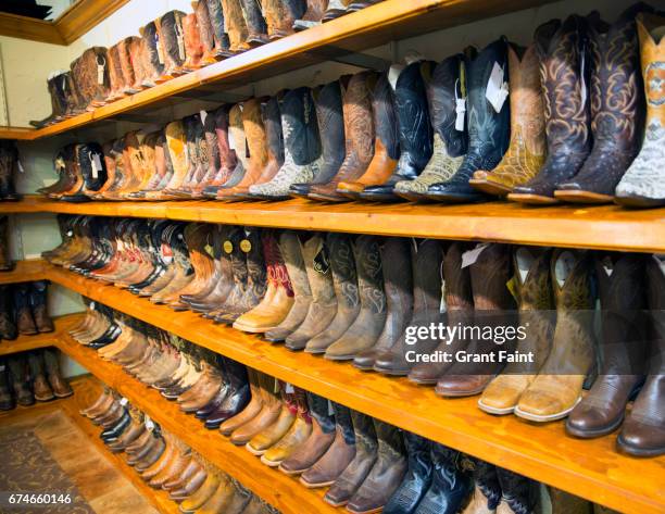 Boot Slops 267 Cowboy Boots And Row Stock Photos, High-Res Pictures, and Images ...