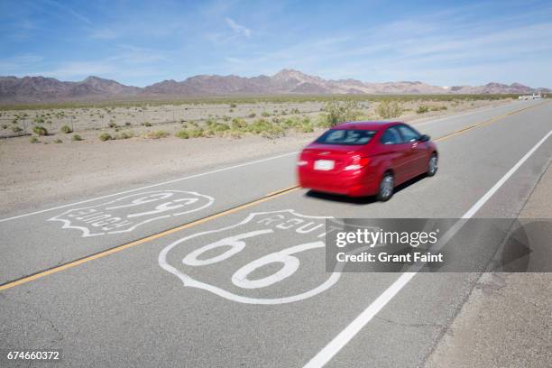 famous highway - kingman stock pictures, royalty-free photos & images