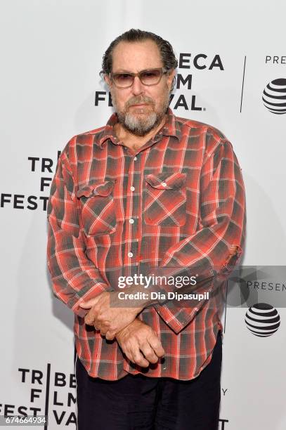 Julian Schnabel attends the "Julian Schnabel: A Private Portrait" premiere during the 2017 Tribeca Film Festival at SVA Theater on April 28, 2017 in...