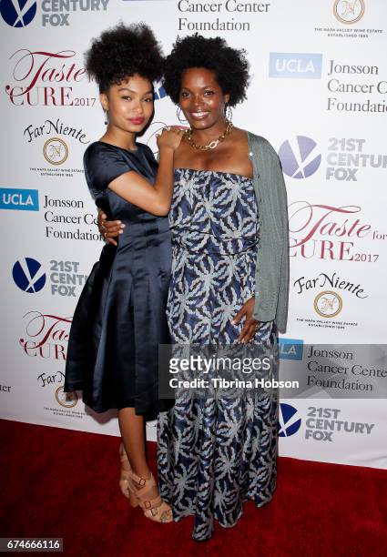 Yara Shahidi and her mother, Keri Shahidi, attend UCLA's Johnsson Center 22nd annual 'Taste For A Cure' event at the Beverly Wilshire Four Seasons...