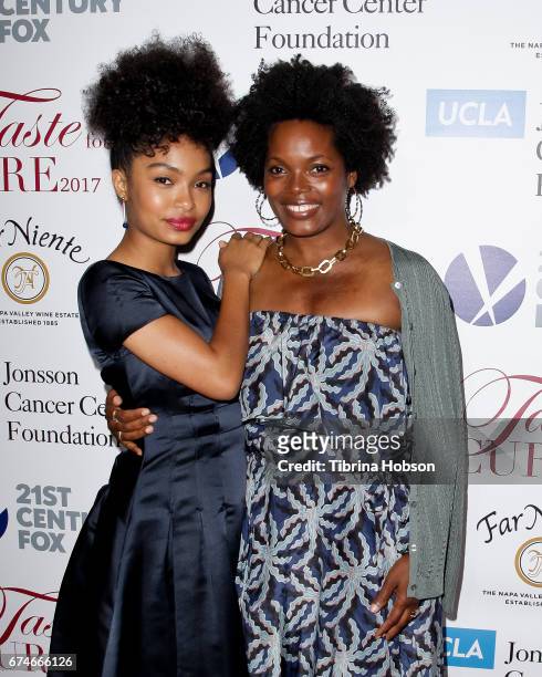 Yara Shahidi and her mother, Keri Shahidi, attend UCLA's Johnsson Center 22nd annual 'Taste For A Cure' event at the Beverly Wilshire Four Seasons...