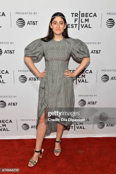 Arden Wohl attends the "Julian Schnabel: A Private Portrait" premiere during the 2017 Tribeca Film Festival at SVA Theater on April 28, 2017 in New...