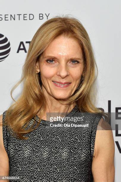 Sandra Brant attends the "Julian Schnabel: A Private Portrait" premiere during the 2017 Tribeca Film Festival at SVA Theater on April 28, 2017 in New...