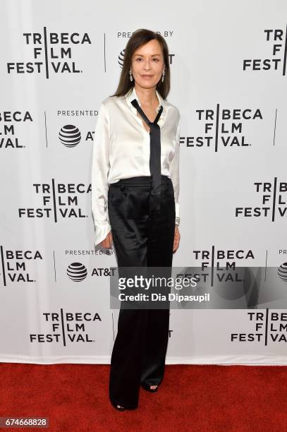 Almine Ruiz-Picasso attends the "Julian Schnabel: A Private Portrait" premiere during the 2017 Tribeca Film Festival at SVA Theater on April 28, 2017...