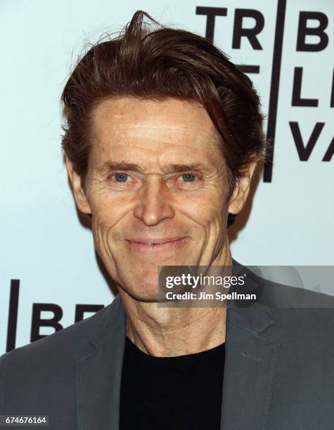 Actor Willem Dafoe attends the "Julian Schnabel: A Private Portrait" screening during the 2017 Tribeca Film Festival at SVA Theatre on April 28, 2017...