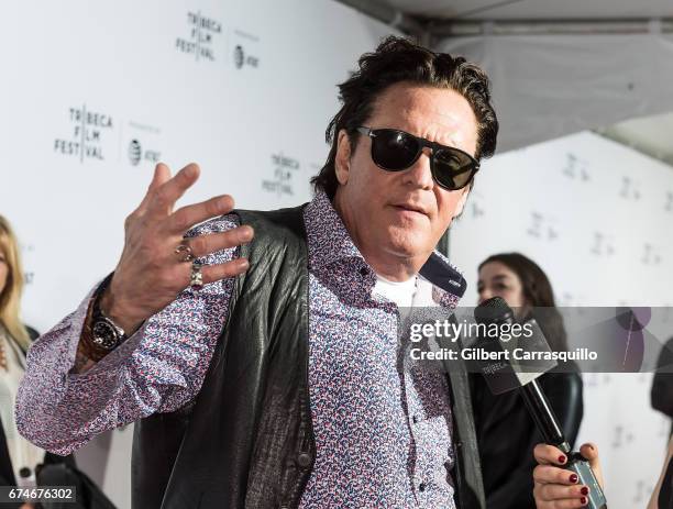 Actor Michael Madsen attends the 'Reservoir Dogs' 25th Anniversary Screening during 2017 Tribeca Film Festival at The Beacon Theatre on April 28,...