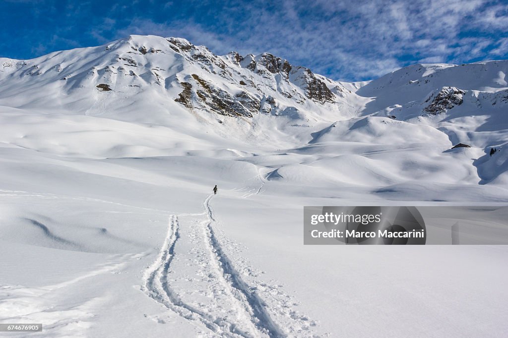 Snowy Mountain Landscape
