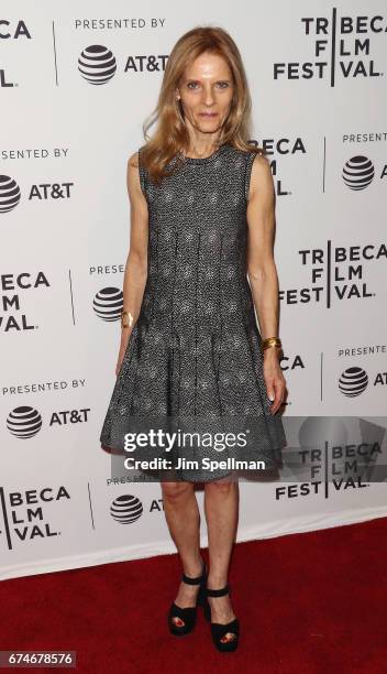 Sandra Brant attends the "Julian Schnabel: A Private Portrait" screening during the 2017 Tribeca Film Festival at SVA Theatre on April 28, 2017 in...