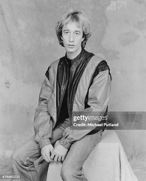 Robin File Musician British singer, songwriter, musician and producer Robin Gibb of the ...