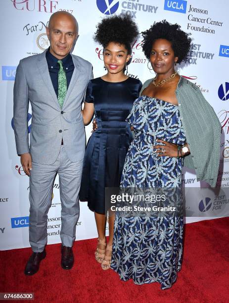 Yara Shahidi, Keri Shahidi arrives at the UCLA's Johnsson Center Hosts 22nd Annual "Taste For A Cure" Event Honoring Yael And Scooter Braun at the...