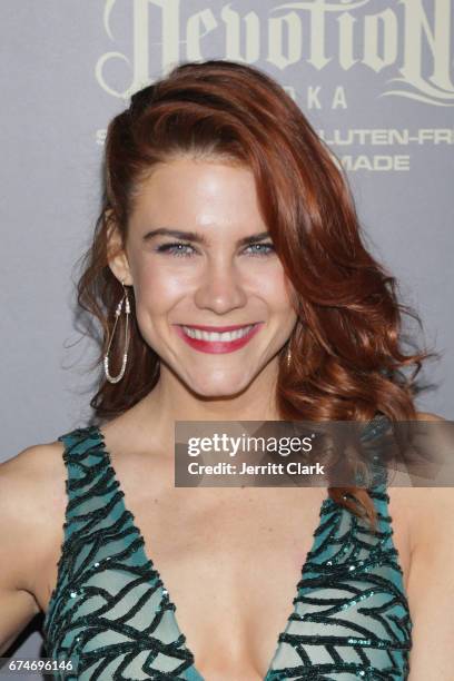 Courtney Hope attends the 44th Annual Daytime Creative Arts Emmy Awards - Press Room at Pasadena Civic Auditorium on April 28, 2017 in Pasadena,...