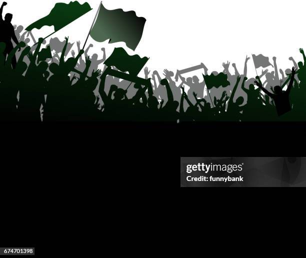 sport fun silhouette - soccer team huddle stock illustrations