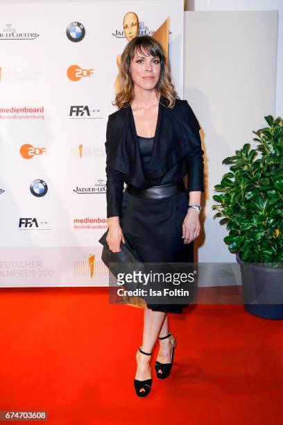 German actress Anneke Kim Sarnau, wearing a watch by Jaeger-LeCoultre, at the Lola - German Film Award winners board at Messe Berlin on April 28,...