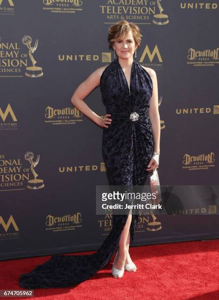 Natalia Livingston attends the 44th Annual Daytime Creative Arts Emmy Awards - Arrivals at Pasadena Civic Auditorium on April 28, 2017 in Pasadena,...