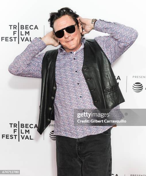 Actor Michael Madsen attends the 'Reservoir Dogs' 25th Anniversary Screening during 2017 Tribeca Film Festival at The Beacon Theatre on April 28,...