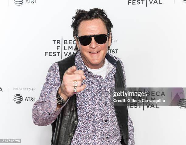 Actor Michael Madsen attends the 'Reservoir Dogs' 25th Anniversary Screening during 2017 Tribeca Film Festival at The Beacon Theatre on April 28,...