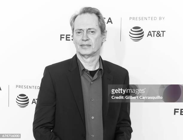 Actor Steve Buscemi attends the 'Reservoir Dogs' 25th Anniversary Screening during 2017 Tribeca Film Festival at The Beacon Theatre on April 28, 2017...