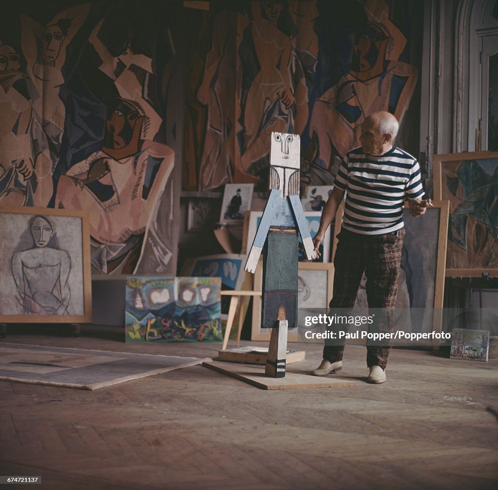 Pablo Picasso At Work