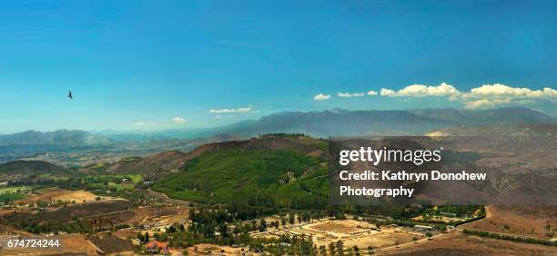 simi valley view from reagan libray - simi valley stock pictures, royalty-free photos & images