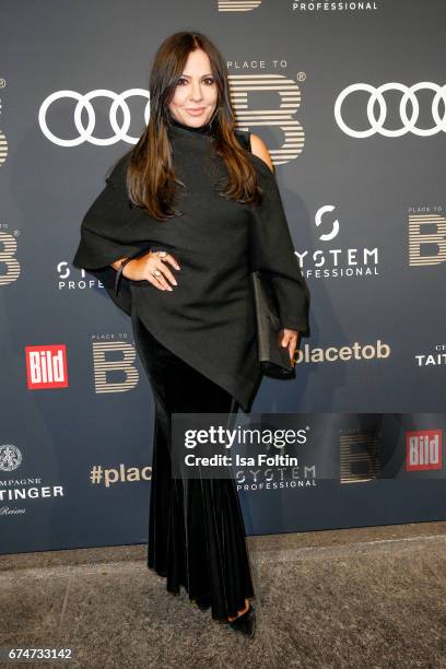 German actress Simone Thomalla attends the Place To Be Party after the Lola - German Film Award on April 28, 2017 in Berlin, Germany.