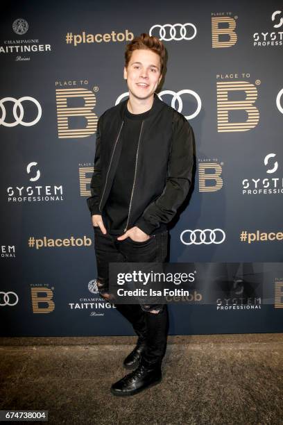 Music producer Felix Jaehn attends the Place To Be Party after the Lola - German Film Award on April 28, 2017 in Berlin, Germany.