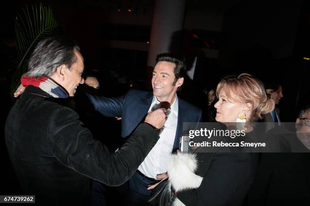 Hugh Jackman and Deborra-lee Furness attend "The Nearness of You" Benefit Concert at The Appel Room at Jazz at Lincoln Center's Frederick P. Rose...