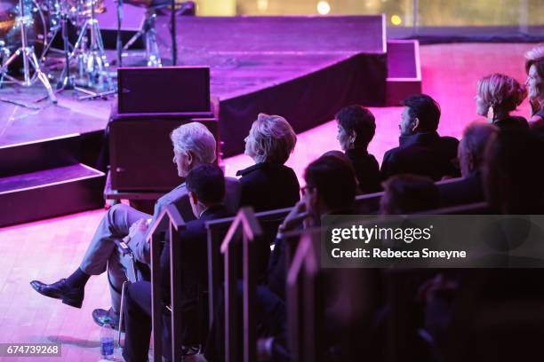 Bill and Hillary Clinton at Jazz at Lincoln Center on January 25, 2017 in New York City.