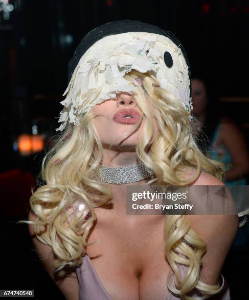 Television personality Courtney Stodden hosts her official divorce party at Crazy Horse III Gentlemen's Club on April 28, 2017 in Las Vegas, Nevada.