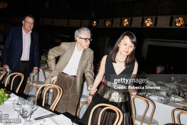 Woody Allen and Soon-Yi Previn attend the Youth America Grand Prix Stars of Today Meet the Stars of Tomorrow Gala at the David H. Koch Theater at...
