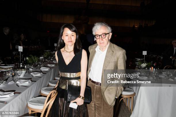 Soon-Yi Previn and Woody Allen attend the Youth America Grand Prix Stars of Today Meet the Stars of Tomorrow Gala at the David H. Koch Theater at...