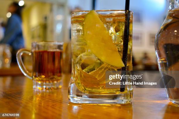 irish whiskey break - hot toddy stock pictures, royalty-free photos & images