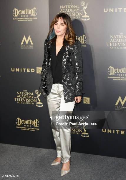 Actress Lauren Koslow attends the 44th annual Daytime Creative Arts Emmy Awards at Pasadena Civic Auditorium on April 28, 2017 in Pasadena,...