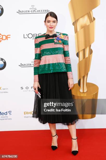Director Anna Bederke during the Lola - German Film Award red carpet arrivals at Messe Berlin on April 28, 2017 in Berlin, Germany.