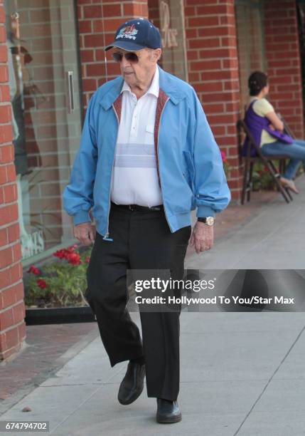 Bob Newhart is seen on April 28, 2017 in Los Angeles, CA.