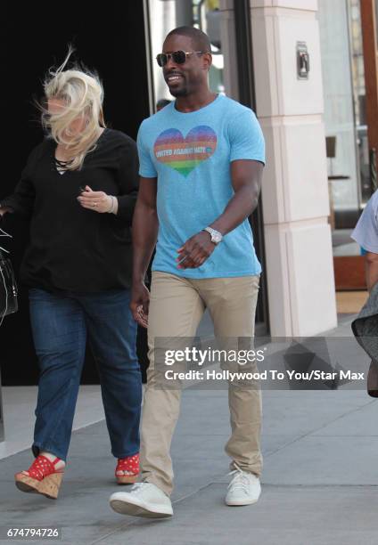 Sterling K. Brown is seen on April 28, 2017 in Los Angeles, CA.