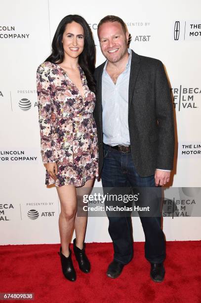 Marissa Rose Gordon and Steve Shapiro attend the "Chuck" Premiere - 2017 Tribeca Film Festival on April 28, 2017 in New York City.