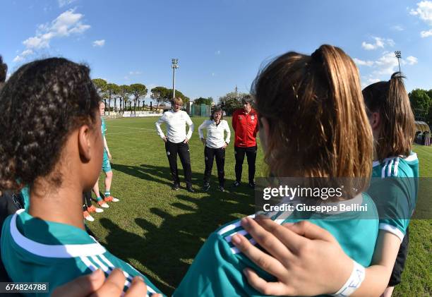 Ulrike Ballweg head coach of Germany U16 after the 2nd Female Tournament 'Delle Nazioni' match between Germany U16 and Mexico U16 on April 29, 2017...
