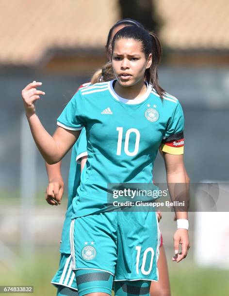 Ivana Fuso of Germany U16 in action during the 2nd Female Tournament 'Delle Nazioni' match between Germany U16 and Mexico U16 on April 29, 2017 in...