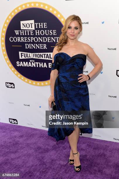 Cara Buono attends Full Frontal With Samantha Bee's Not The White House Correspondents' Dinner at DAR Constitution Hall on April 29, 2017 in...