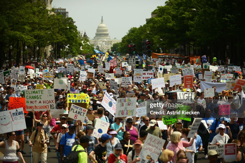 Climate Marches Take Place Across Country