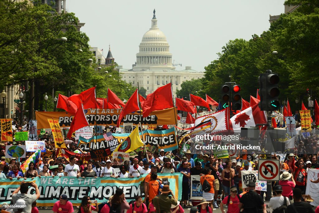 Climate Marches Take Place Across Country