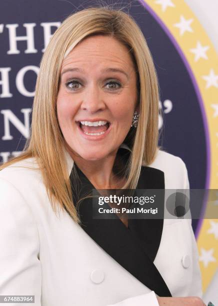 Samantha Bee attends "Not the White House Correspondents' Dinner" presented by Full Frontal With Samantha Bee at DAR Constitution Hall on April 29,...