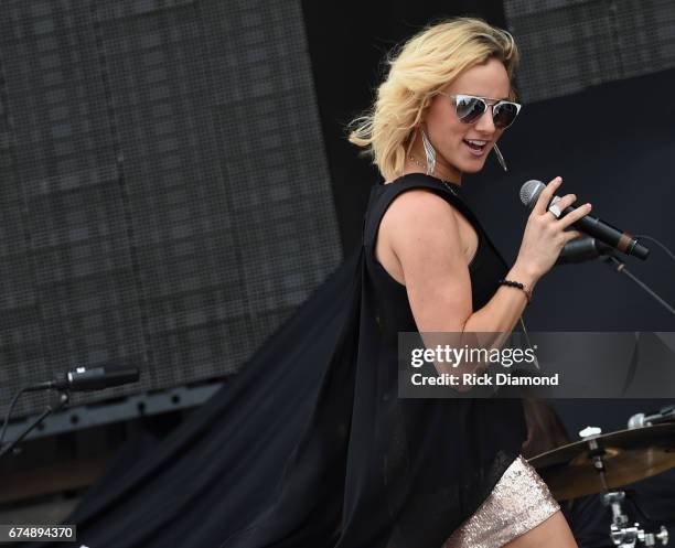 Singer/Songwriter Adley Stump pperforms during Doak After Dark at Florida State University on April 29, 2017 in Tallahassee, Florida.