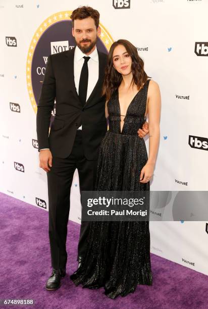 Actors Austin Nichols and Chloe Bennet attend "Not the White House Correspondents' Dinner" presented by Full Frontal With Samantha Bee at DAR...