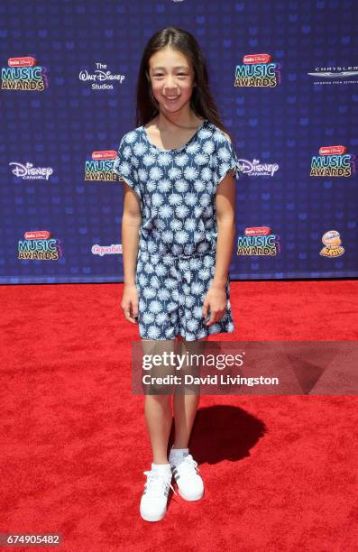 Actress Aubrey Anderson-Emmons attends the 2017 Radio Disney Music Awards at Microsoft Theater on April 29, 2017 in Los Angeles, California.