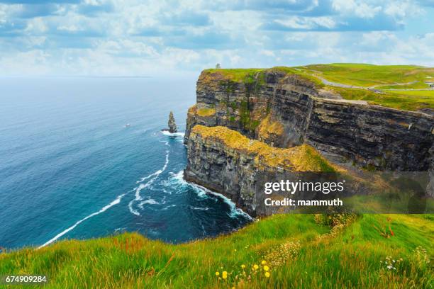 cliffs of moher in ireland - irisch stock pictures, royalty-free photos & images